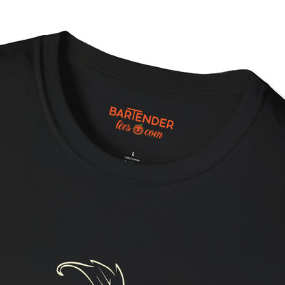 "Melting Pumpkin" Halloween Bartender Softstyle T-Shirt