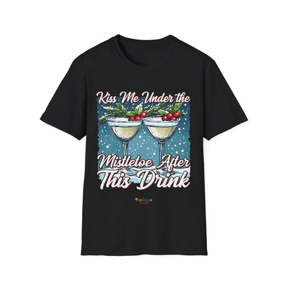 “Kiss-Me-Under-the-Mistletoe” Unisex Softstyle T-Shirt