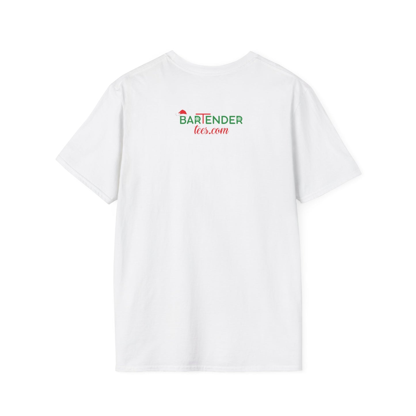 "Bartender by Day, Christmas Hero by Night" Unisex Softstyle T-Shirt