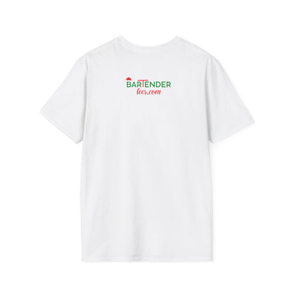 "Bartender by Day, Christmas Hero by Night" Unisex Softstyle T-Shirt