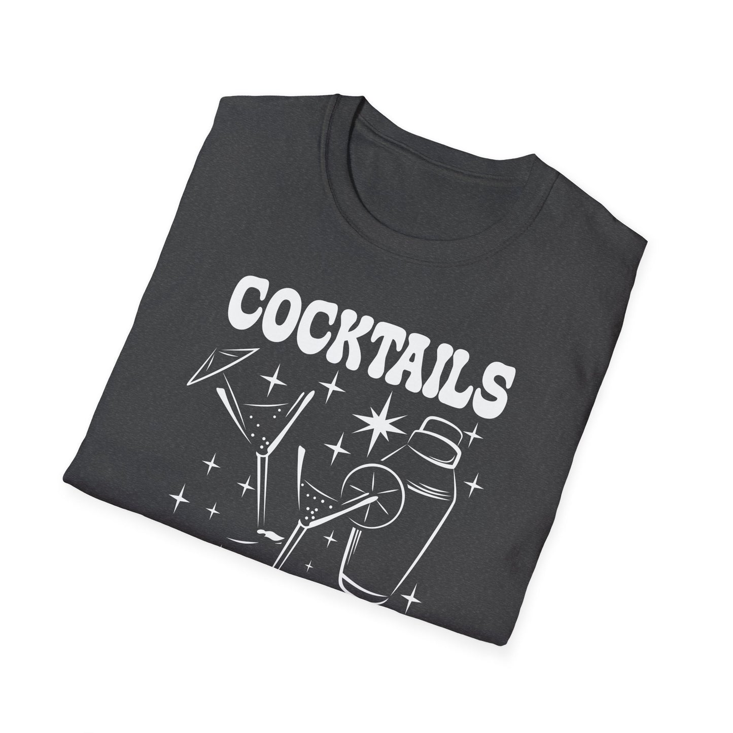 "Cocktails are Cheaper than Therapy" Men's Bartender Tee