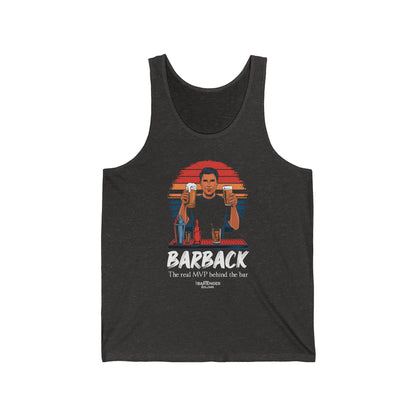 "Barback the real mvp behind the bar" Men’s Bartender Tank Top