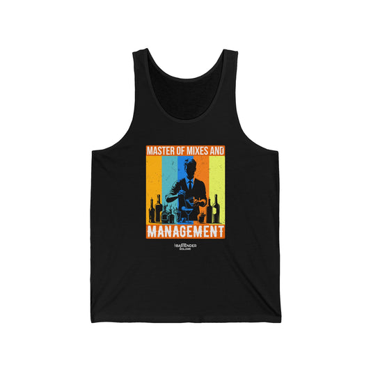 "Master of mixes and management" Men’s Bartender Tank Top