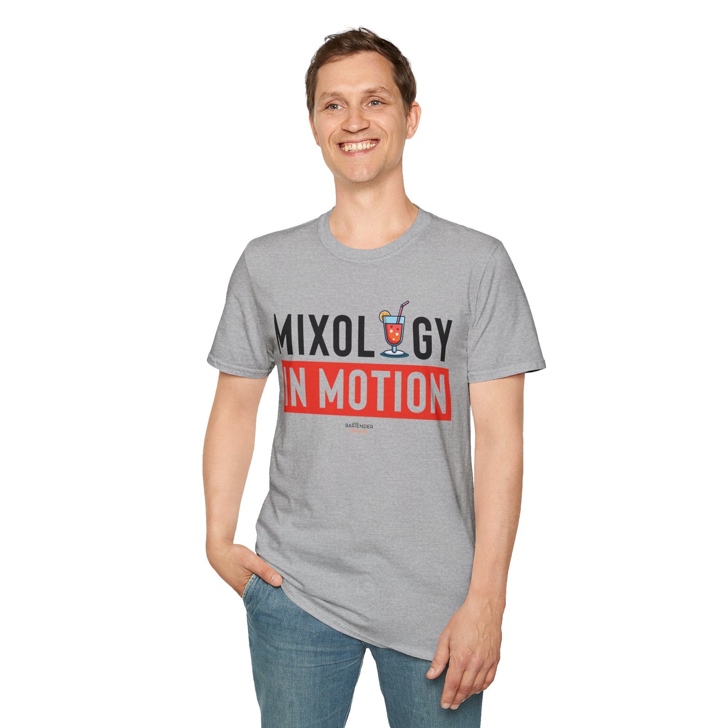 "Mixology in Motion" Men's Bartender Tee