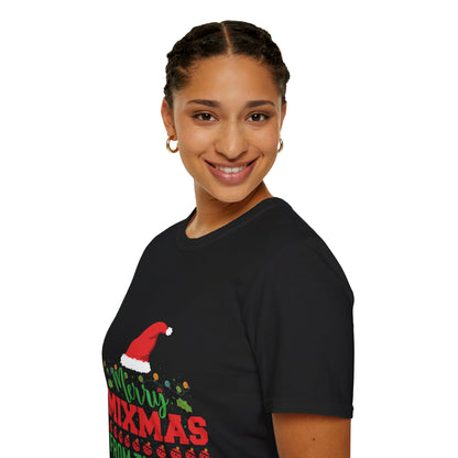 "Merry Mixmas From The Bar" Unisex Softstyle T-Shirt