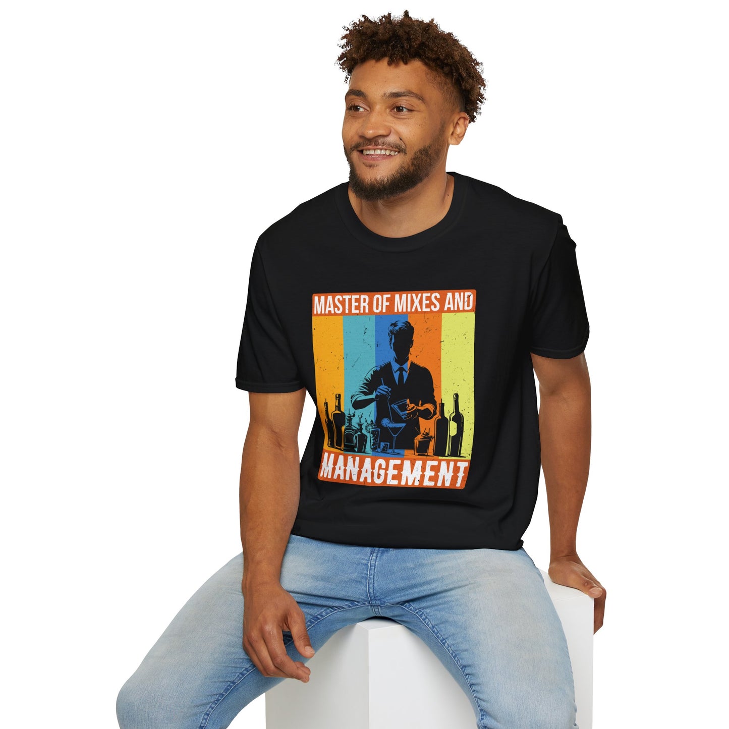 "Master of Mixes and Management" Softstyle T-Shirt