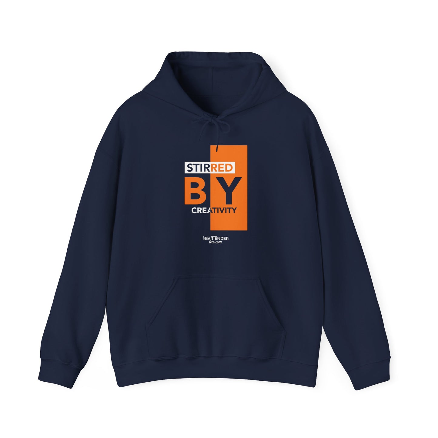 "Stirred by Creativity" Bartender Hooded Sweatshirt