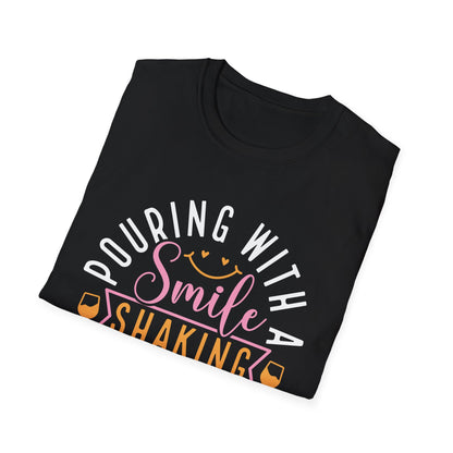 "Pouring with a Smile, Shaking with Style" Softstyle T-Shirt