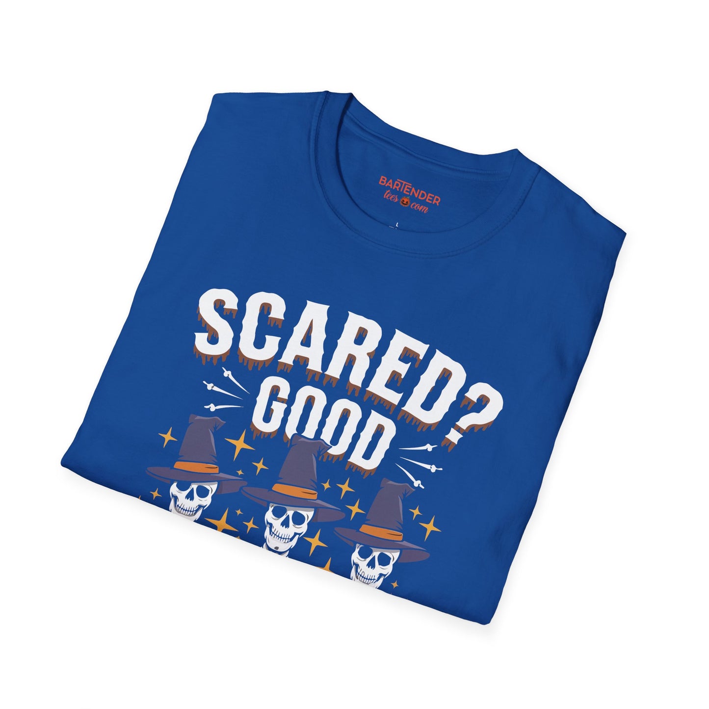 "Scared Good Now Order" Halloween Bartender Softstyle T-Shirt