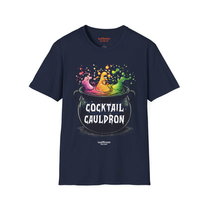 "Cocktail Cauldron" Halloween Bartender Softstyle T-Shirt