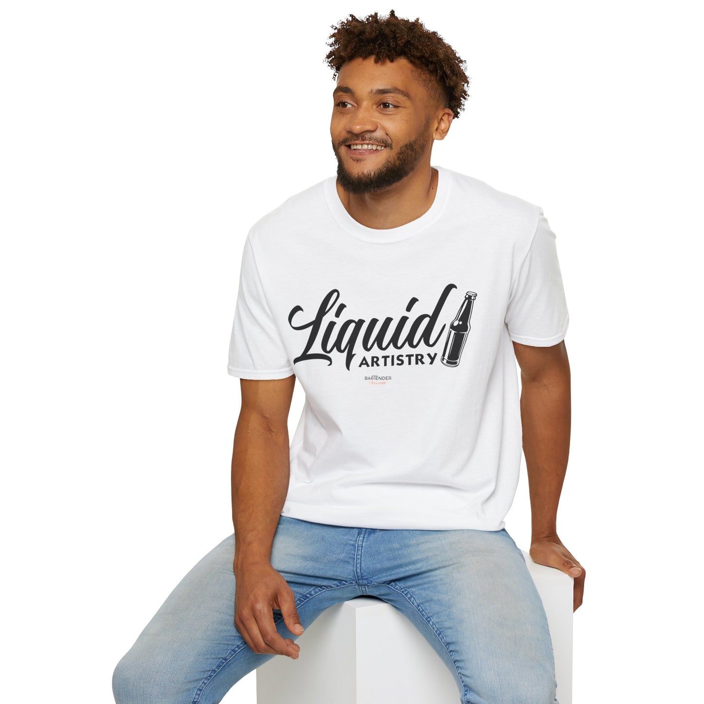 "Liquid Artistry" Men's Bartender Tee