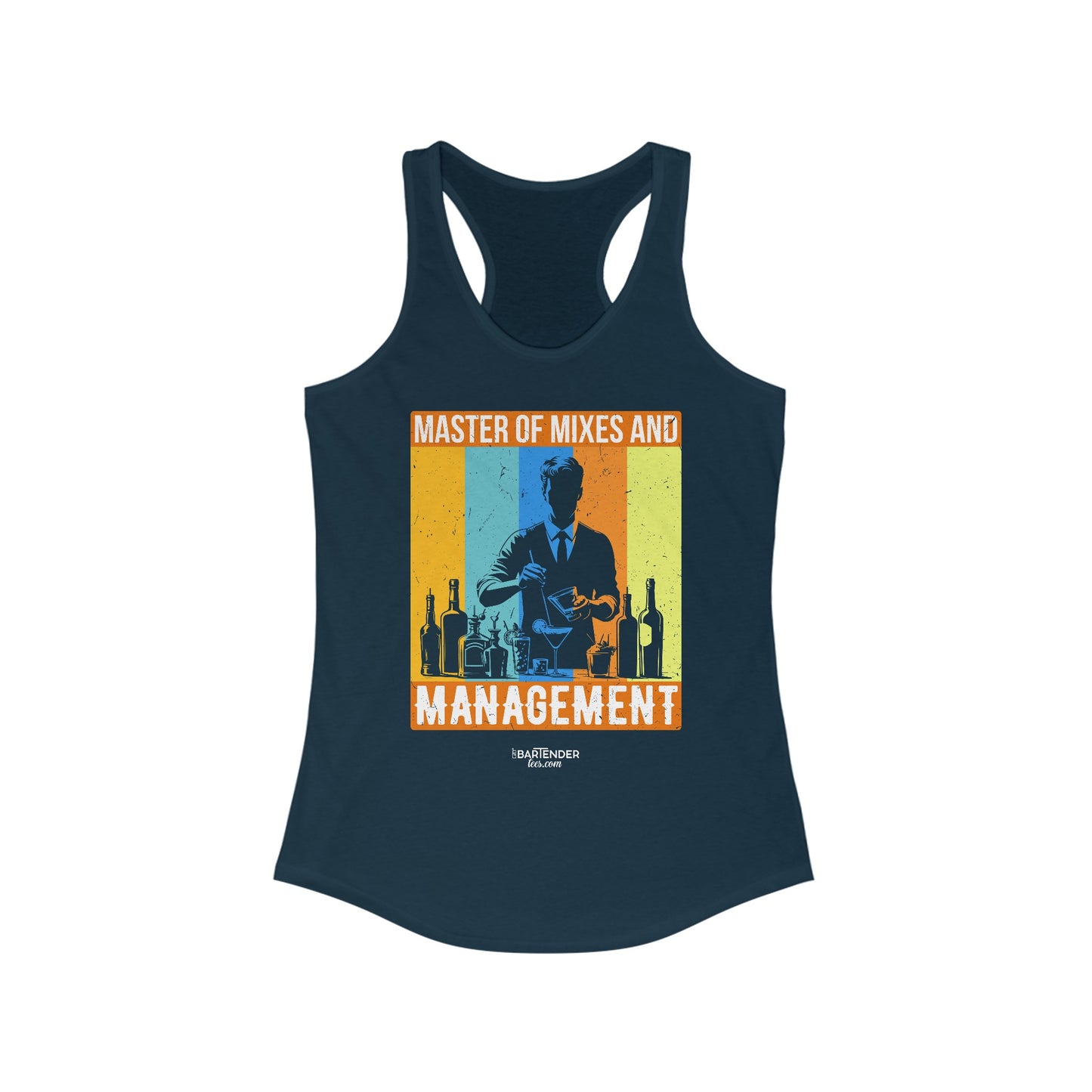 "Master of mixes and management" Women's Bartender Tank Tops