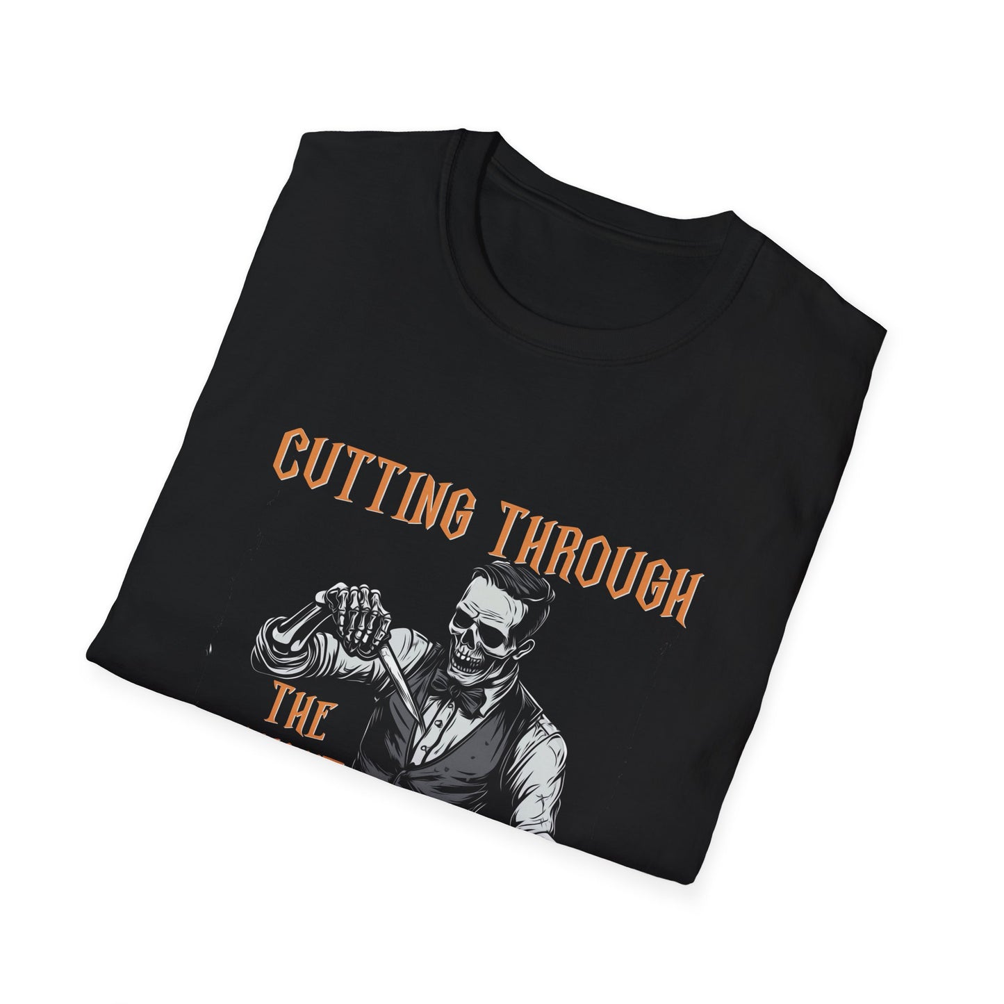 "Cutting Through the Night with Killer Cocktails" Softstyle T-Shirt