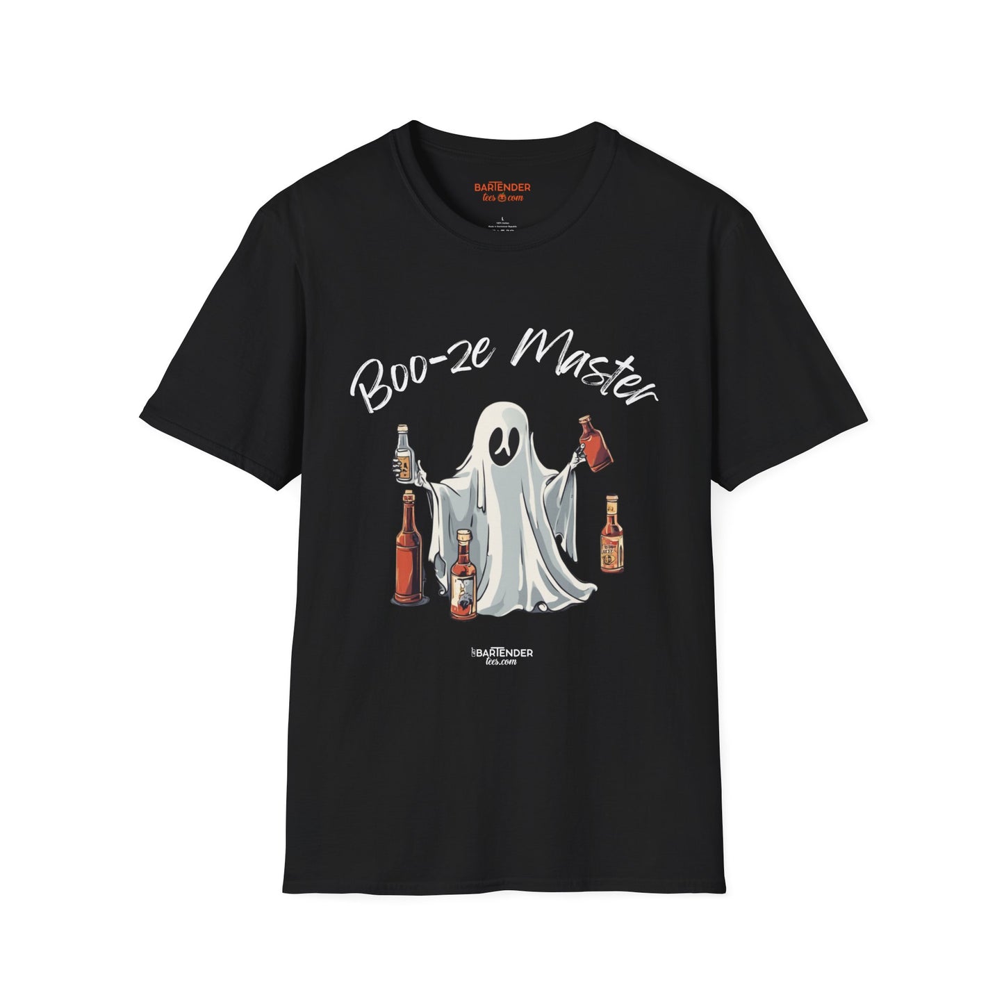 "Boo-ze Master" Halloween Bartender Softstyle T-Shirt