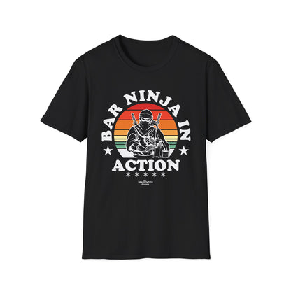 "Bar Ninja in Action" Men's Bartender Tee