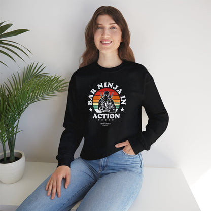 "Bar Ninja in Action" Bartender Sweatshirt