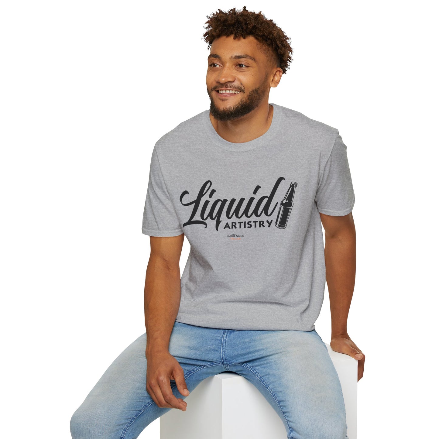 "Liquid Artistry" Men's Bartender Tee