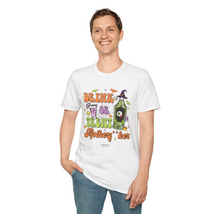 "Drink or Treat Motherf*er" Softstyle Unisex Halloween T-Shirt