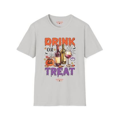 "Drink or Treat" Halloween Bartender Softstyle T-Shirt