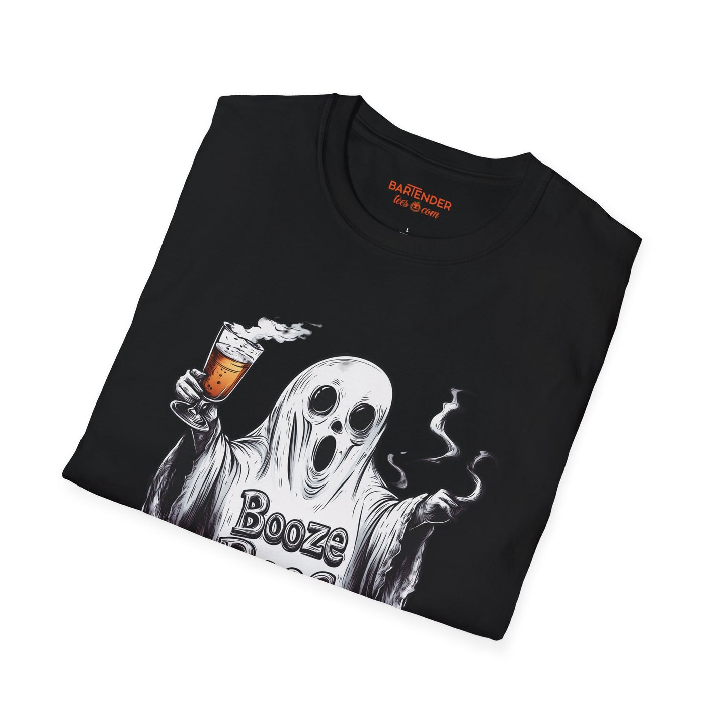 "I'm Here For The Boos" Halloween Bartender Softstyle T-Shirt