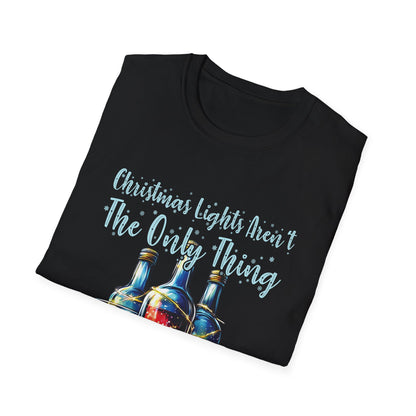 “Christmas Lights Aren’t the Only Thing Lighting Up Tonight” Unisex Softstyle T-Shirt