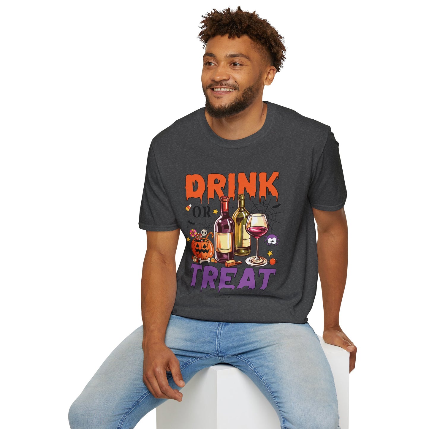 "Drink or Treat" Softstyle Halloween T-Shirt