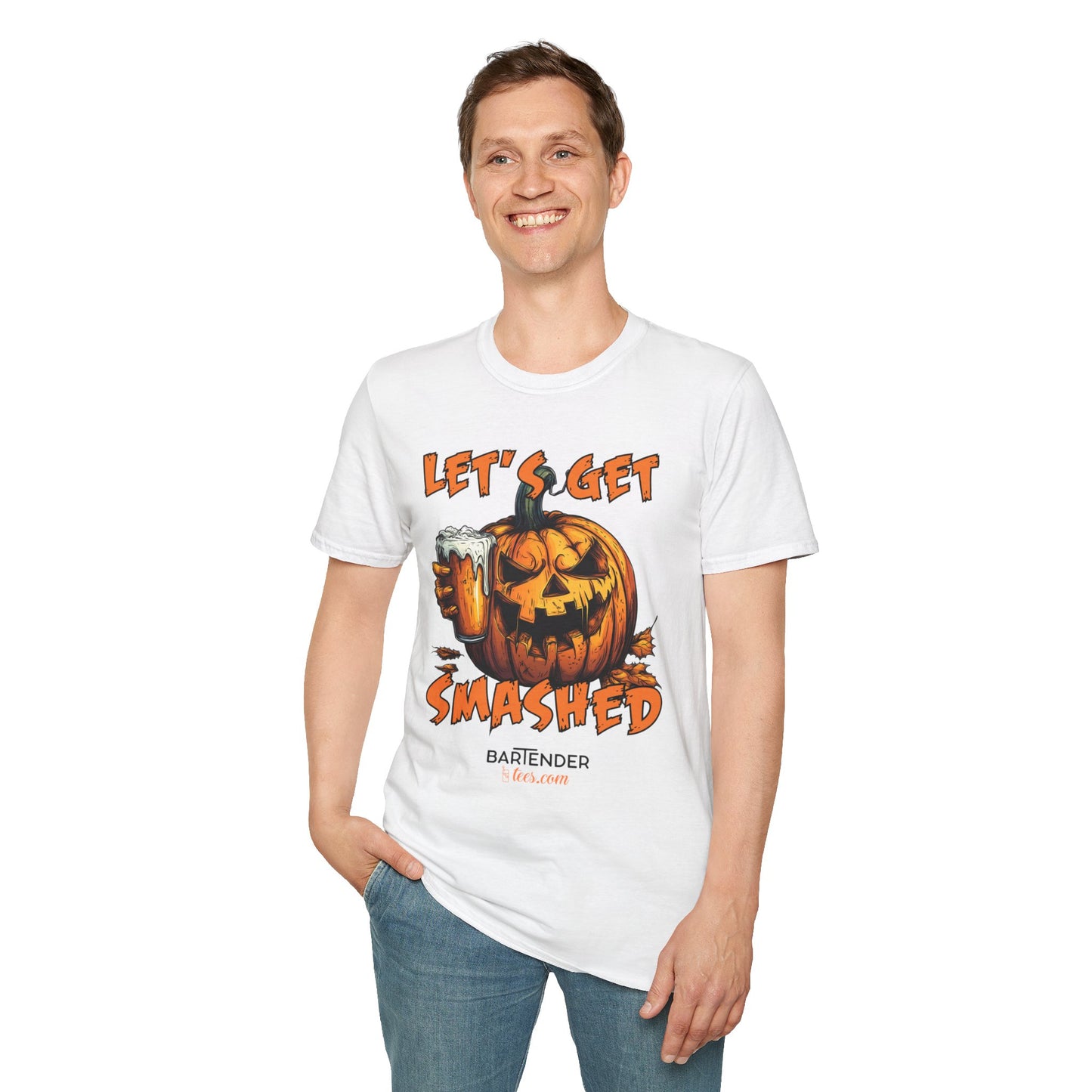 “Let’s Get Smashed”  v2 Halloween Bartender Tee