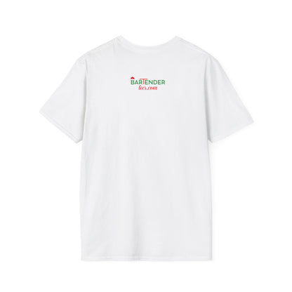 "Mixing, Pouring, and Spreading Christmas Mischief" Unisex Softstyle T-Shirt