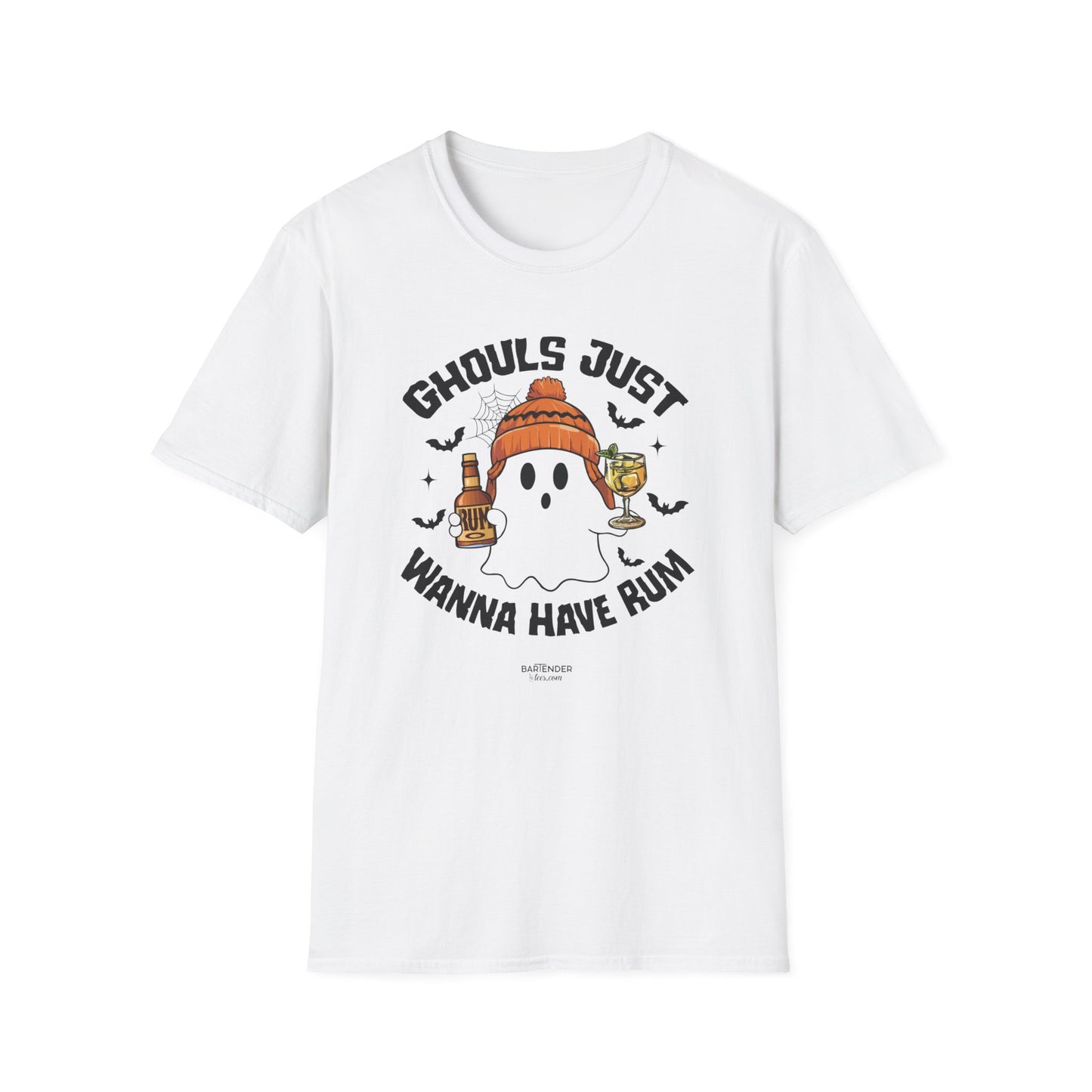 "Ghouls Just Wanna Have Rum" Softstyle Unisex Halloween T-Shirt