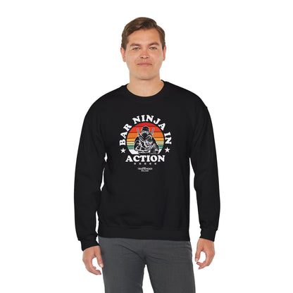 "Bar Ninja in Action" Bartender Sweatshirt