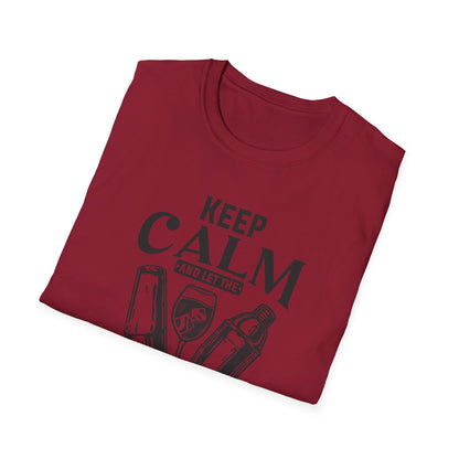 "Keep Calm and Let the Server Handle It" Unisex Softstyle T-Shirt