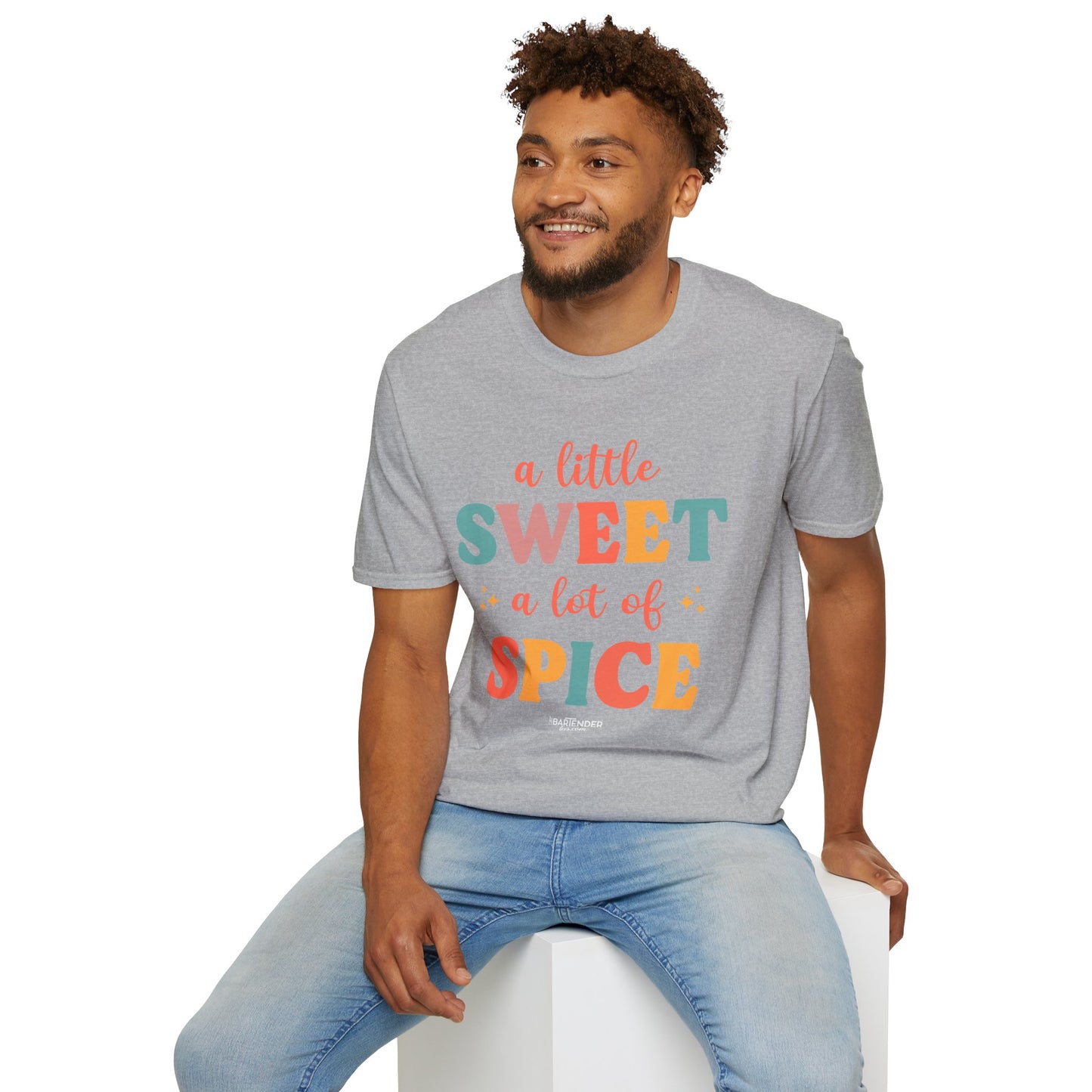 "A Little Sweet a Lot of Spice" Men's Bartender Softstyle T-Shirt