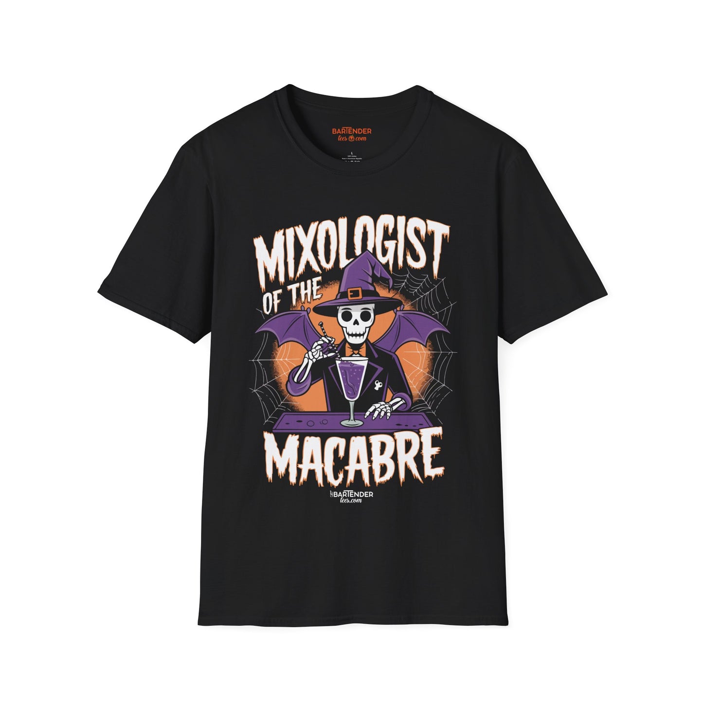 "Mizologist of the Macabre" Halloween Bartender Softstyle T-Shirt