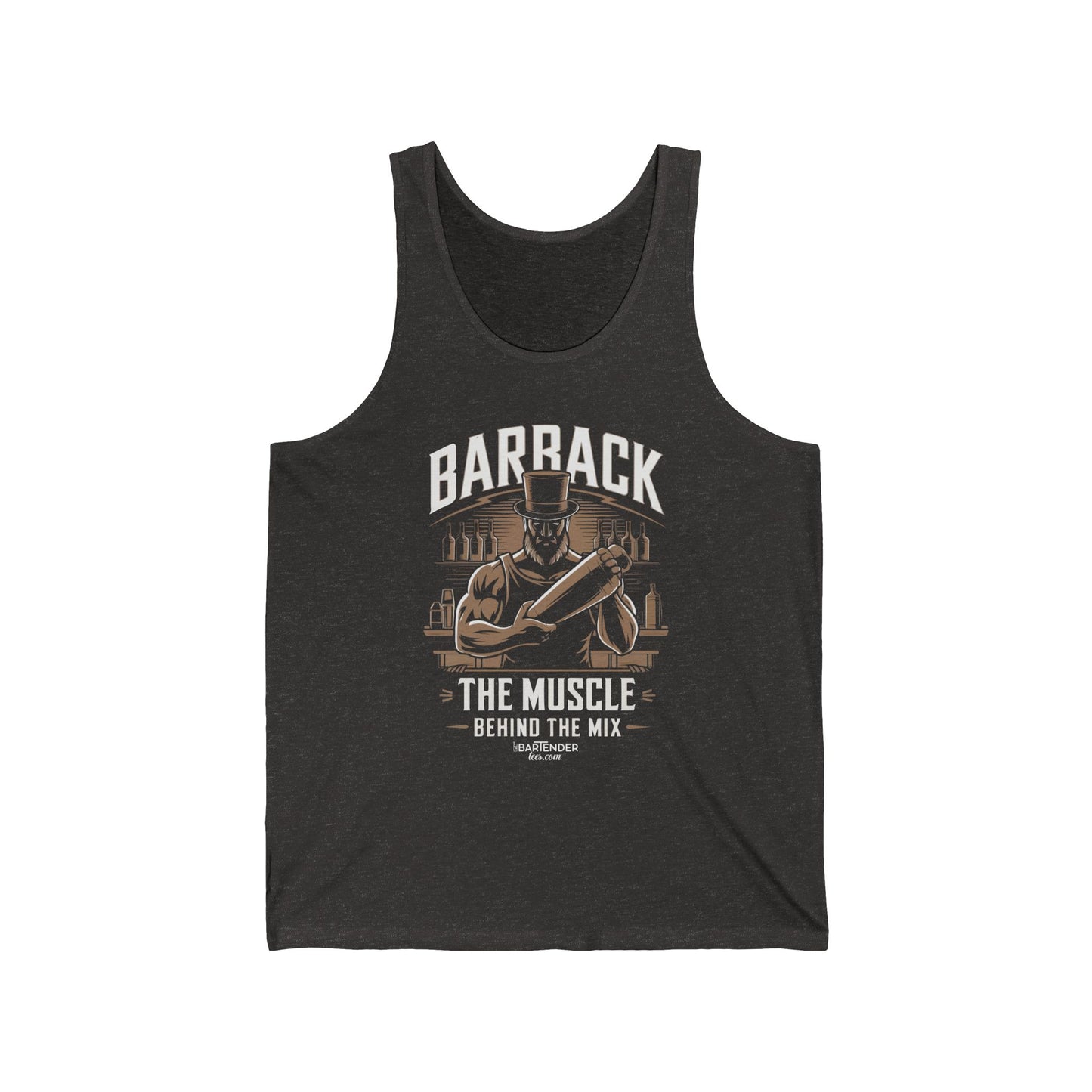 "Barback the muscle behind the mix" Men’s Bartender Tank Top