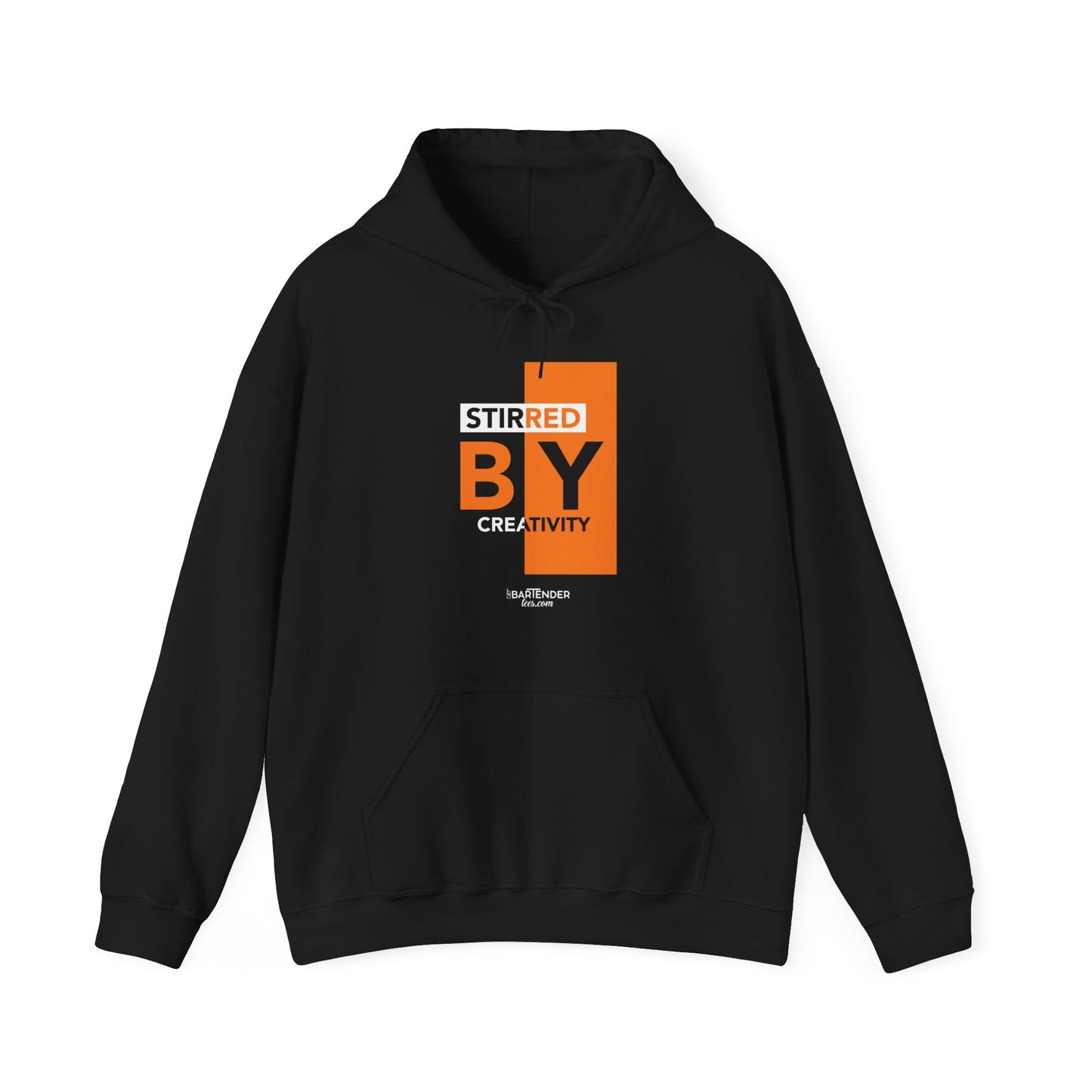 "Stirred by Creativity" Bartender Hooded Sweatshirt