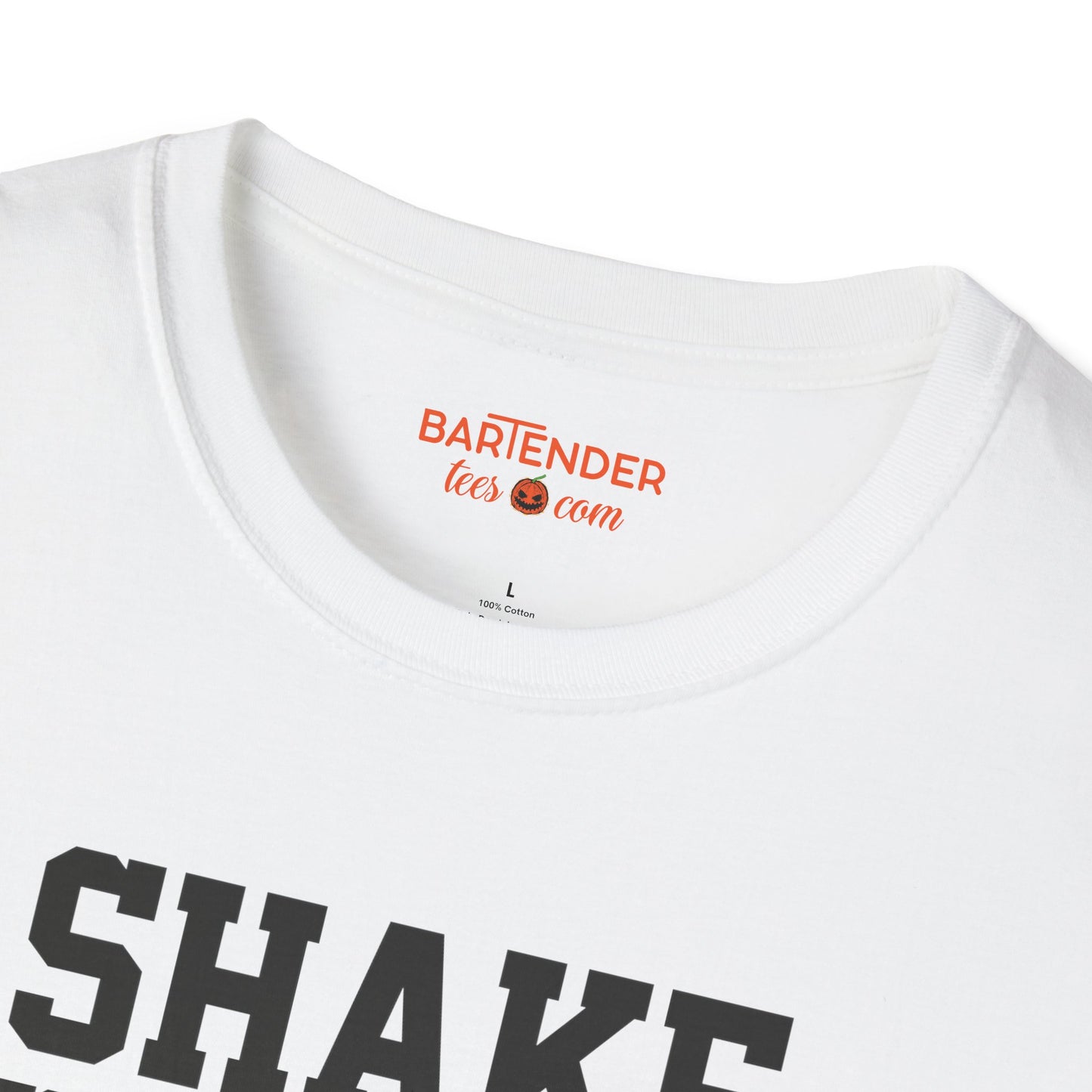 "Shake Rattle and Pour" Halloween Bartender Softstyle T-Shirt