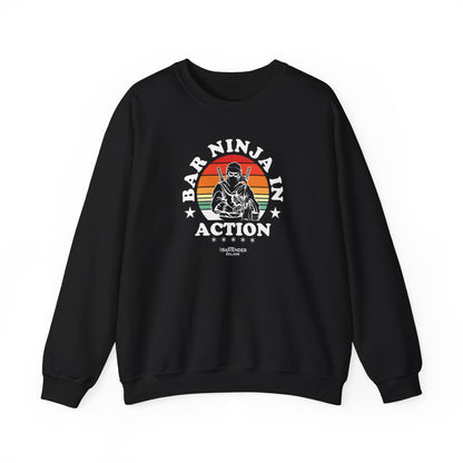 "Bar Ninja in Action" Bartender Sweatshirt