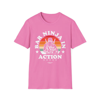 "Bar Ninja in Action" Men's Bartender Tee