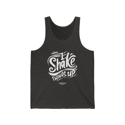 "I shake things up" Men’s Bartender Tank Top