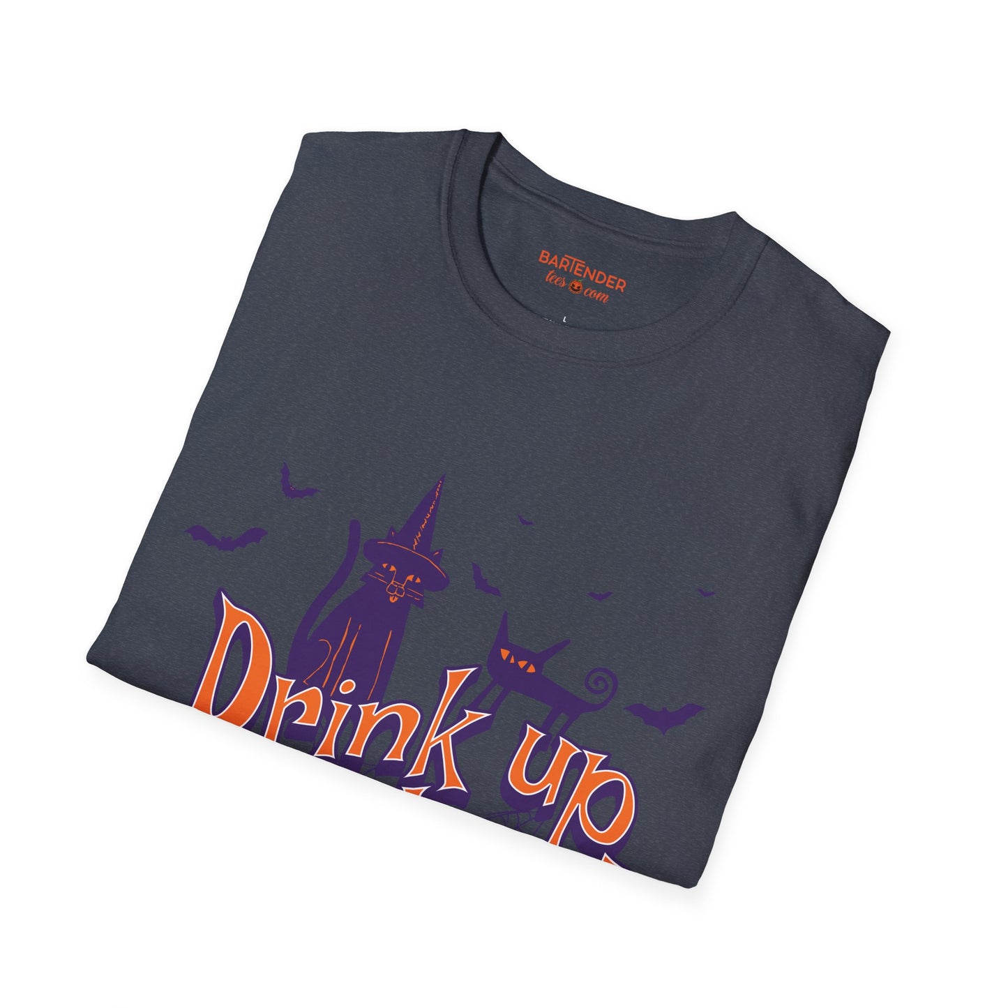 "Drink up Witches" Halloween Bartender Softstyle T-Shirt