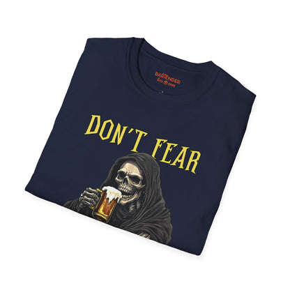 "Don't Fear The Beer" Halloween Bartender Softstyle T-Shirt