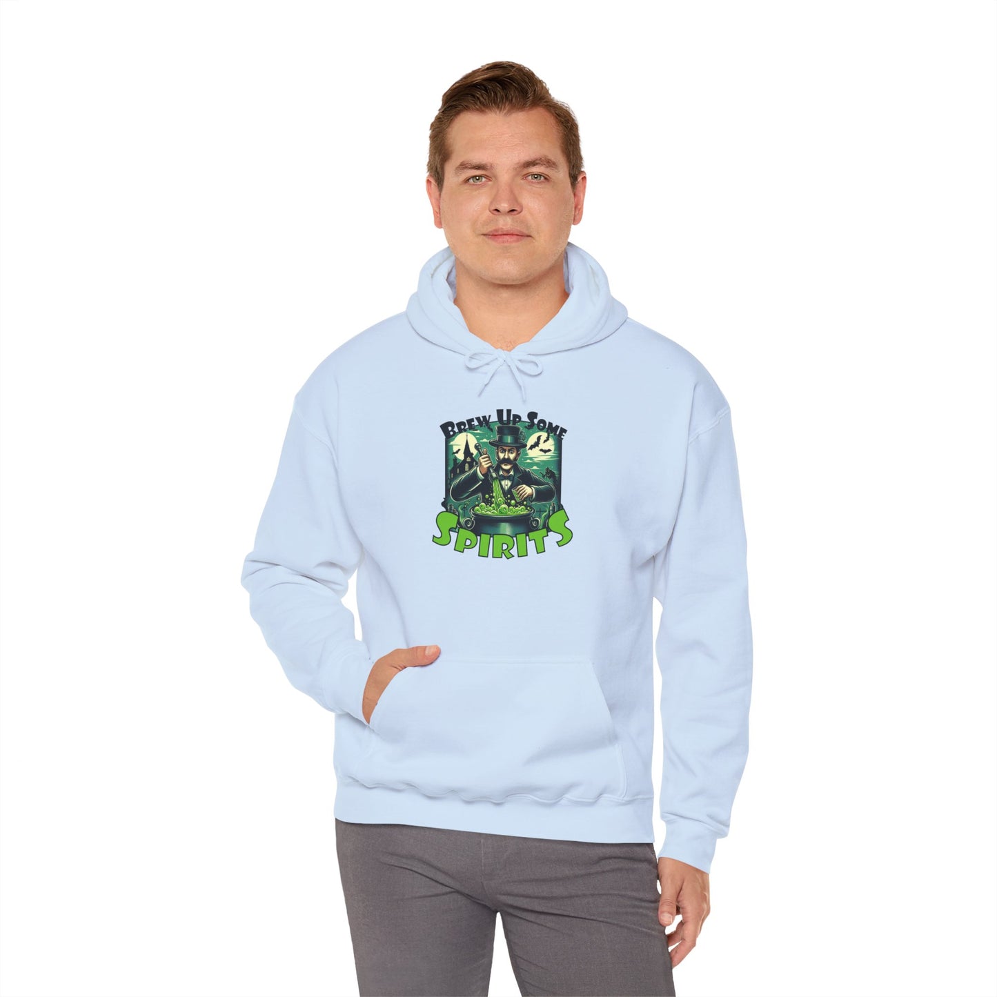 "Brew Up Some Spirits" Halloween Bartender Hoodie