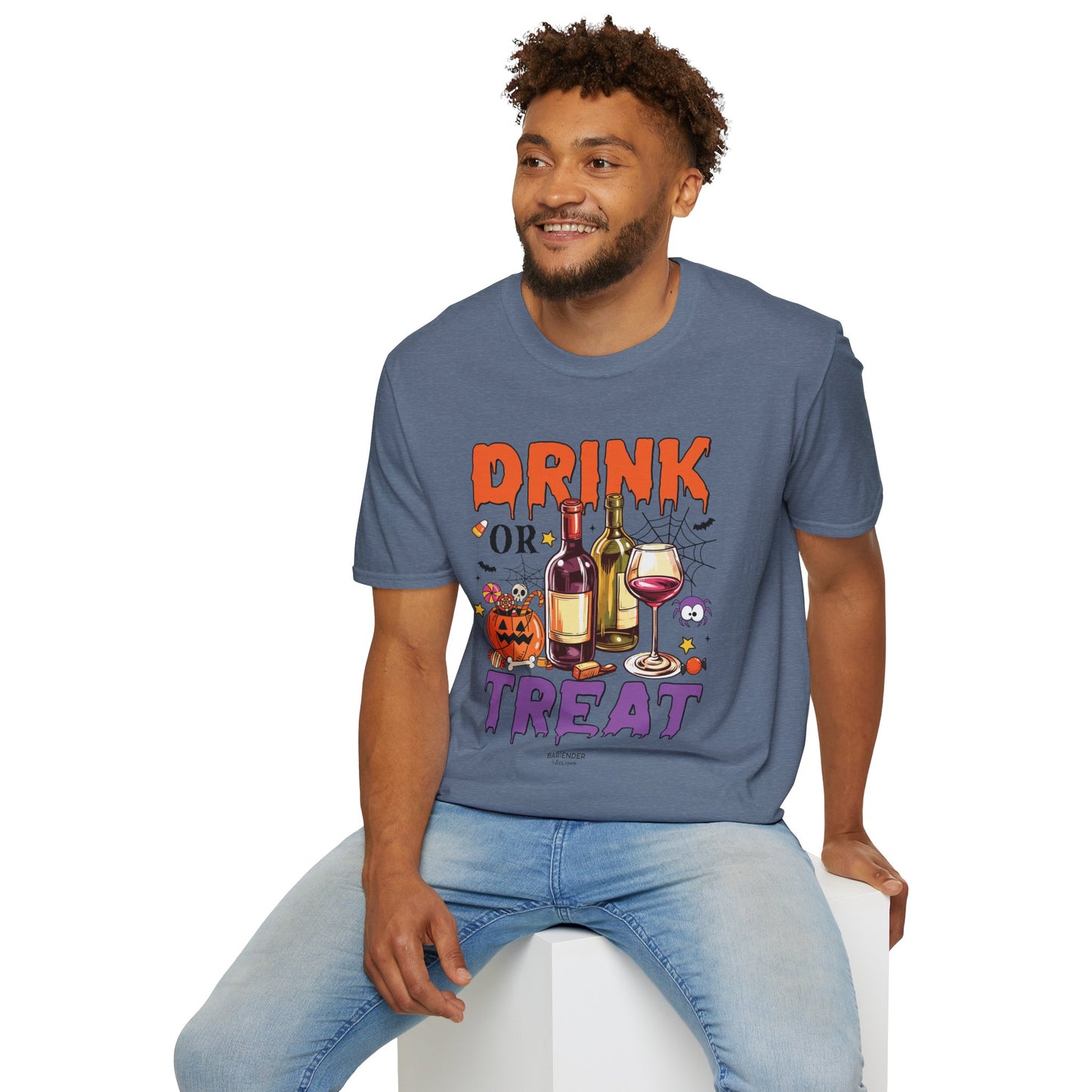 "Drink or Treat" Softstyle Halloween T-Shirt