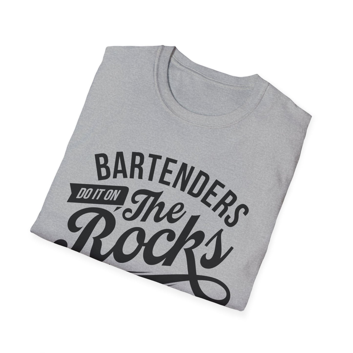 "Bartenders do it on the Rocks" Men's Bartender Tee