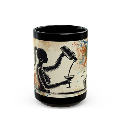 "Pouring Artistry" 15 oz Coffee Mug for Bartenders