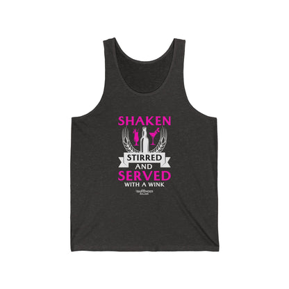 "Shaken, Stirred, and Served with a Wink" Men’s Bartender Tank Top