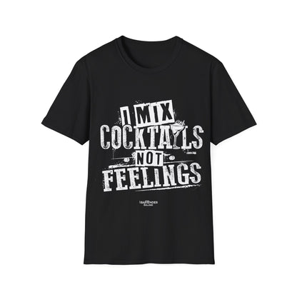 "I mix cocktails and not feelings" Men's Bartender Softstyle T-Shirt