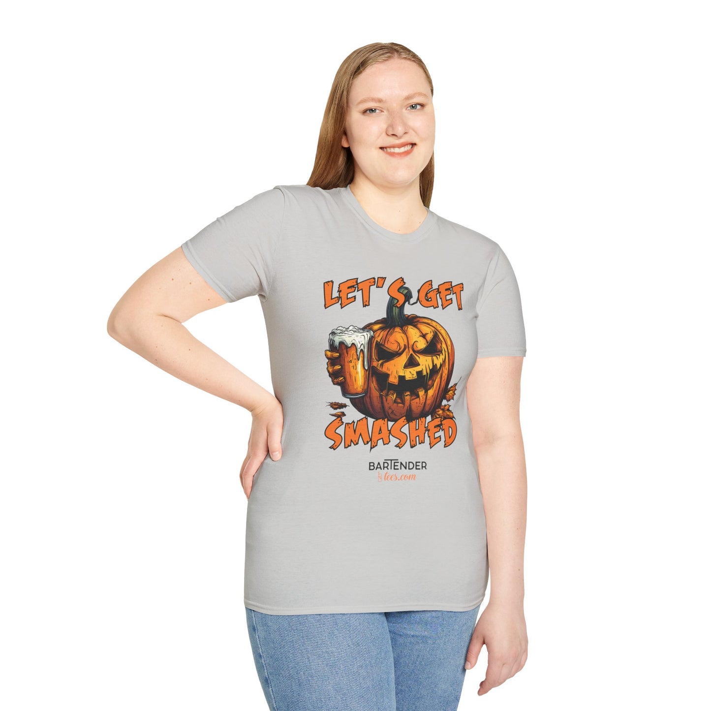 “Let’s Get Smashed”  v2 Halloween Bartender Tee