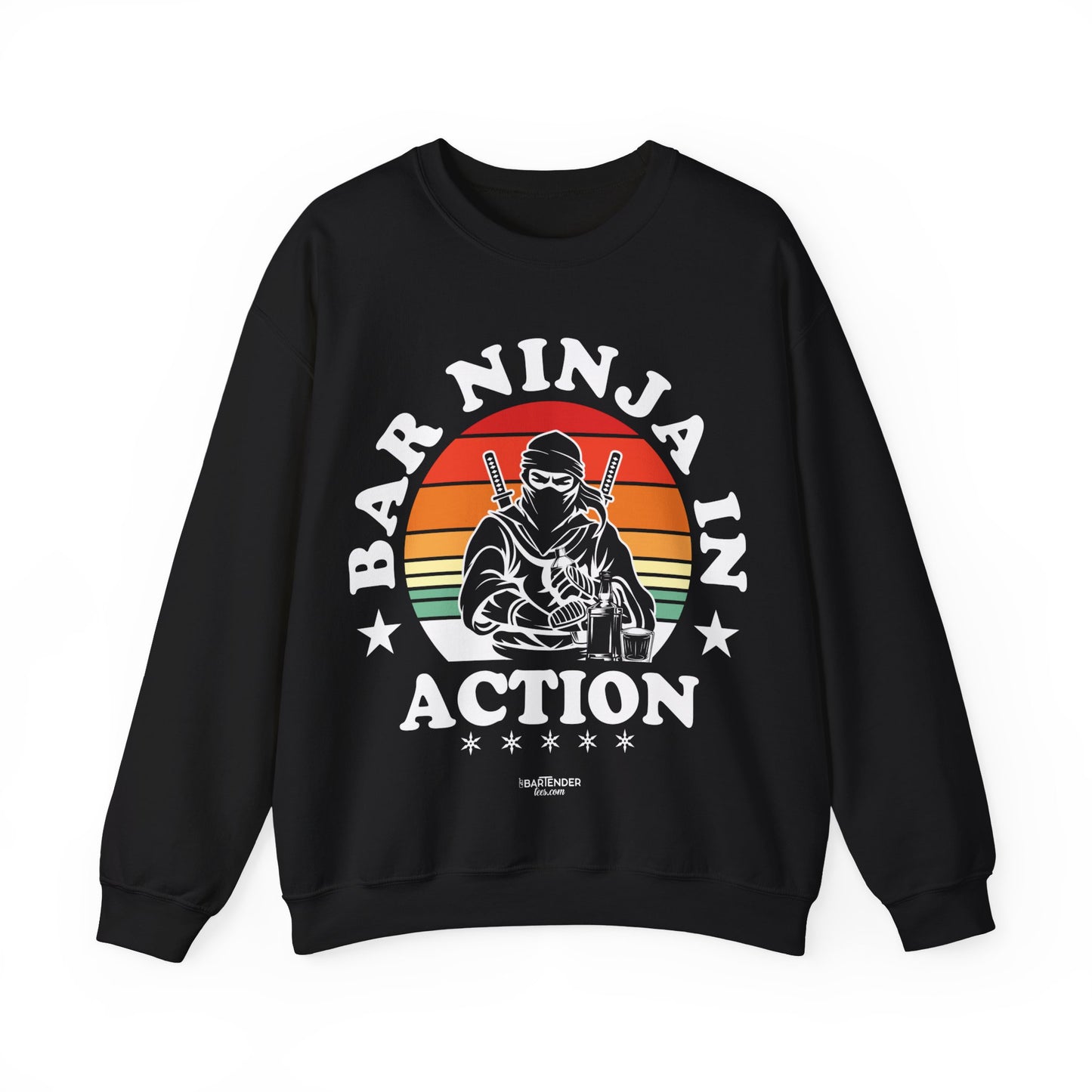 "bar ninja in action" Bartender Sweatshirt