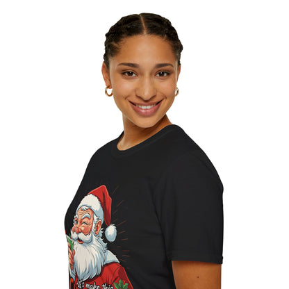 "Let's Make This Christmas Extra Naughty" Softstyle T-Shirt